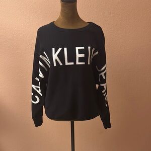Calvin Klein Black Oversized Long Sleeve Hoodie